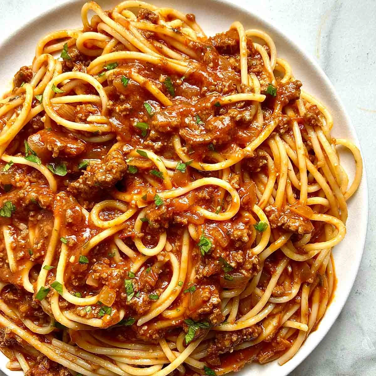 Salsa para espaguetis casera