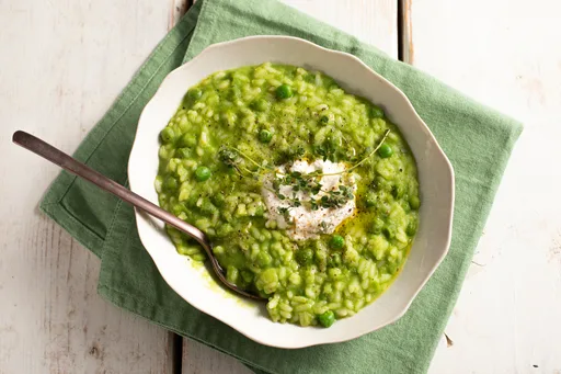 Arroz con guisantes