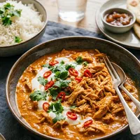 Pulled chicken tikka masala