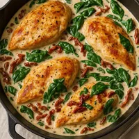 Creamy Tuscan Chicken Skillet