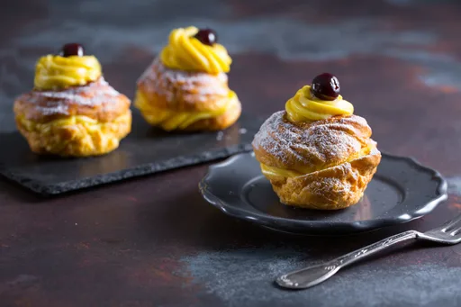 Zeppole en freidora de aire