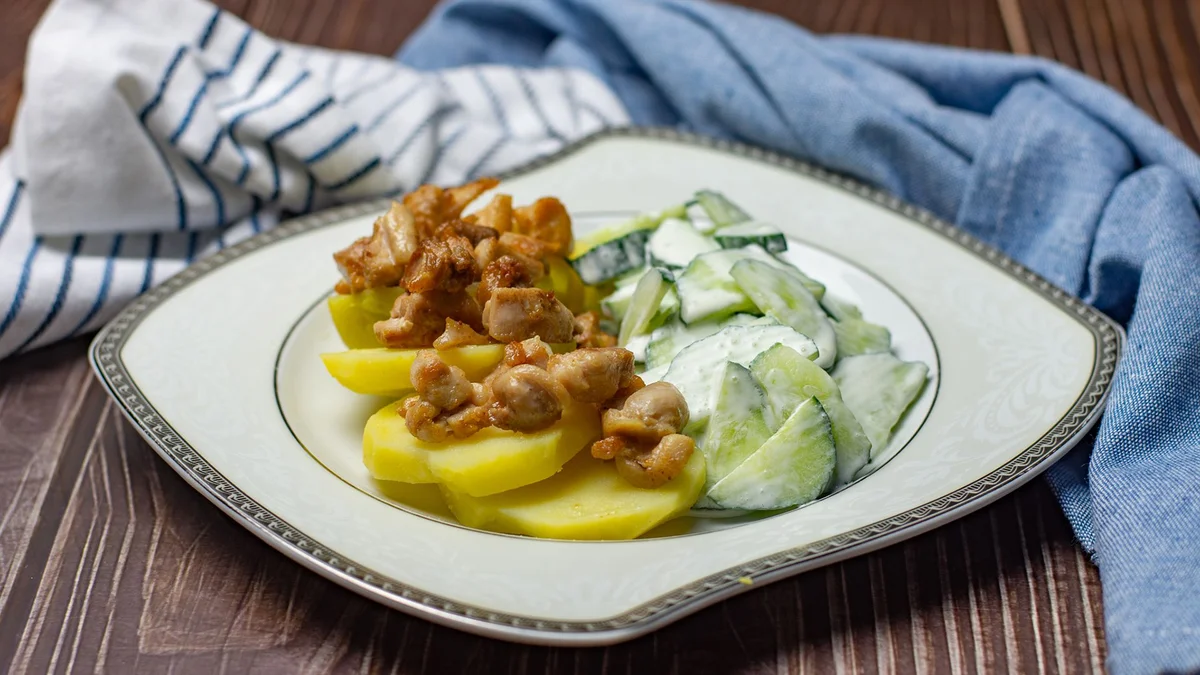Dinde et pommes de terre