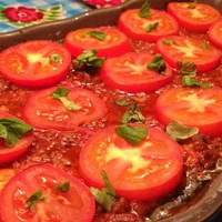 Lasaña deliciosa con espinacas y queso azul
