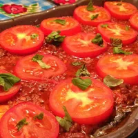Delicious lasagne with spinach and blue cheese