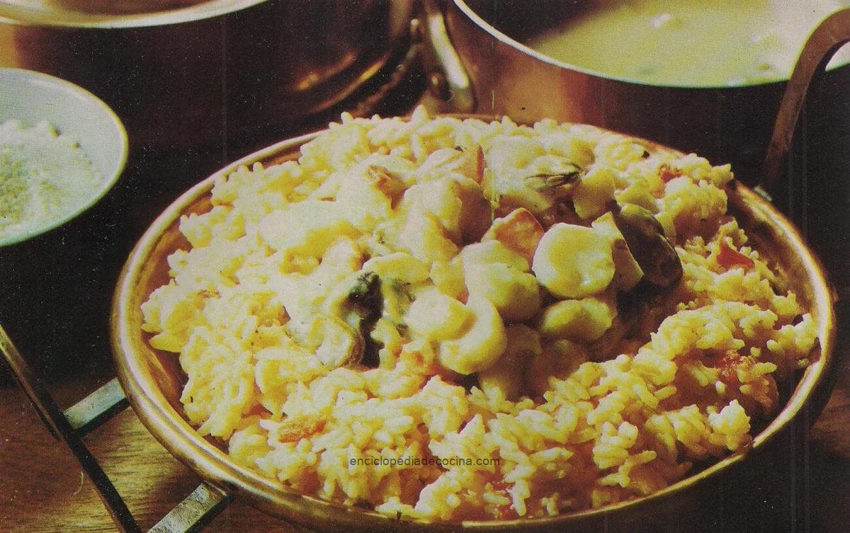 Rice with seafood