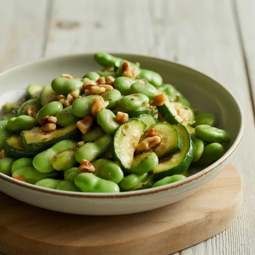Broad bean salad
