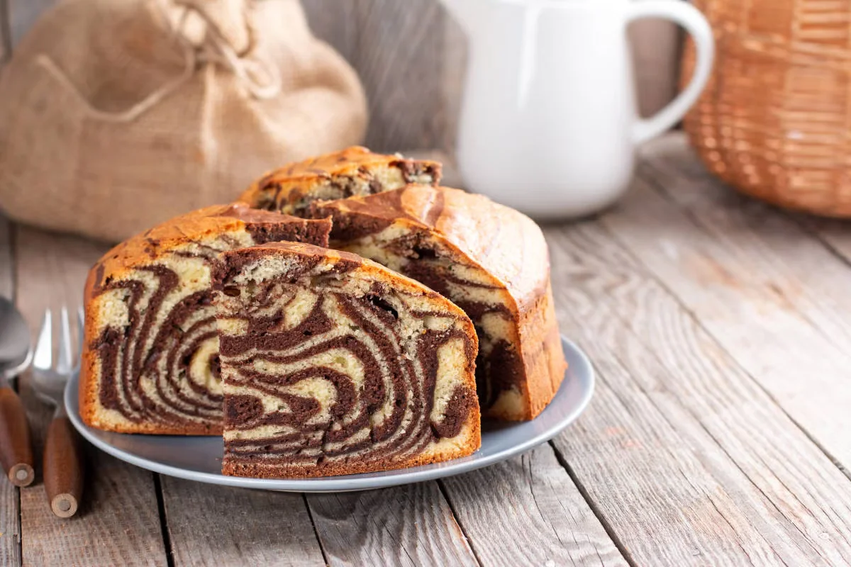 Gâteau marbré