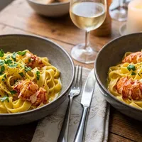 Tagliatelle with Lobster and Saffron Butter