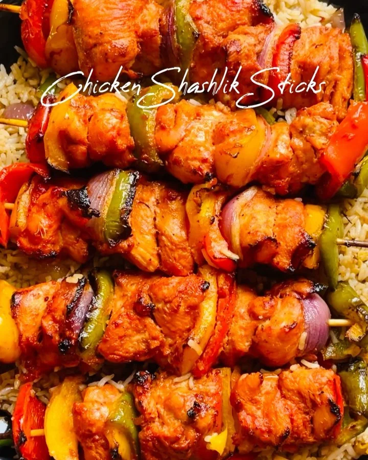 Brochettes de poulet shashlik