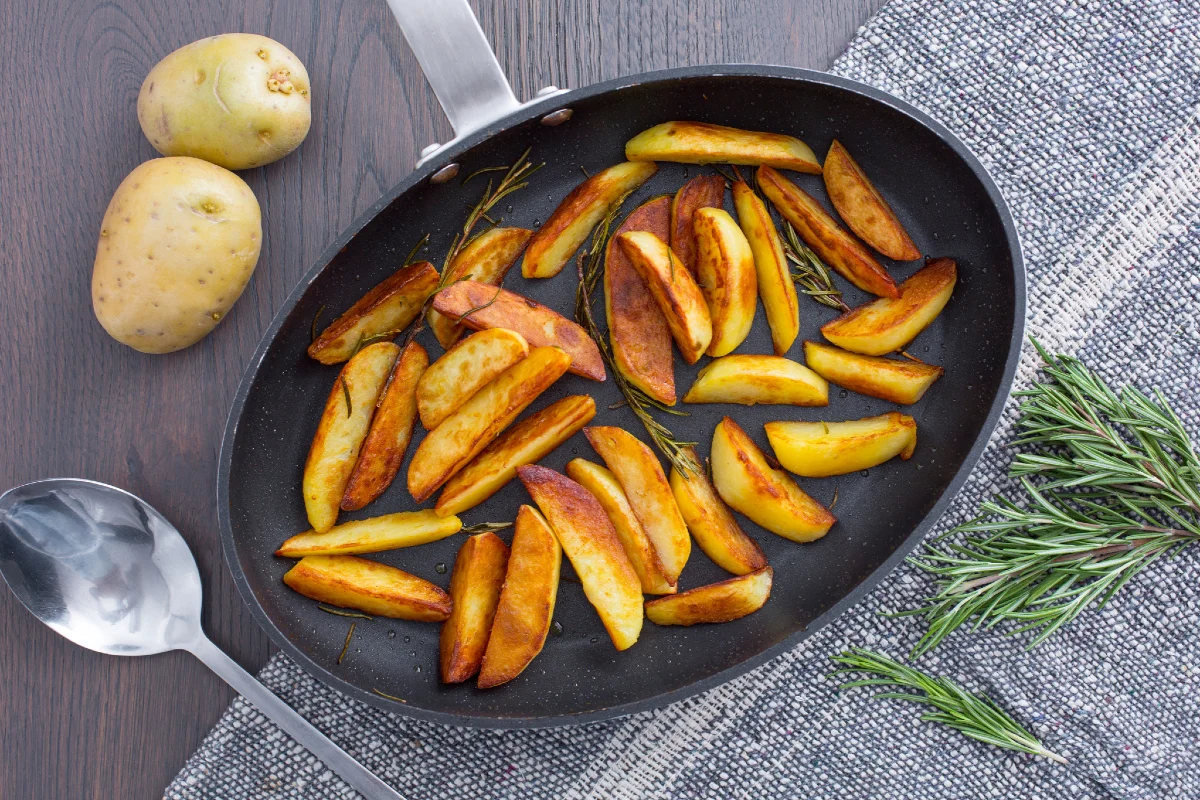 Patatas en sartén