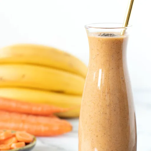 Carrot and Banana Smoothie Without Yogurt