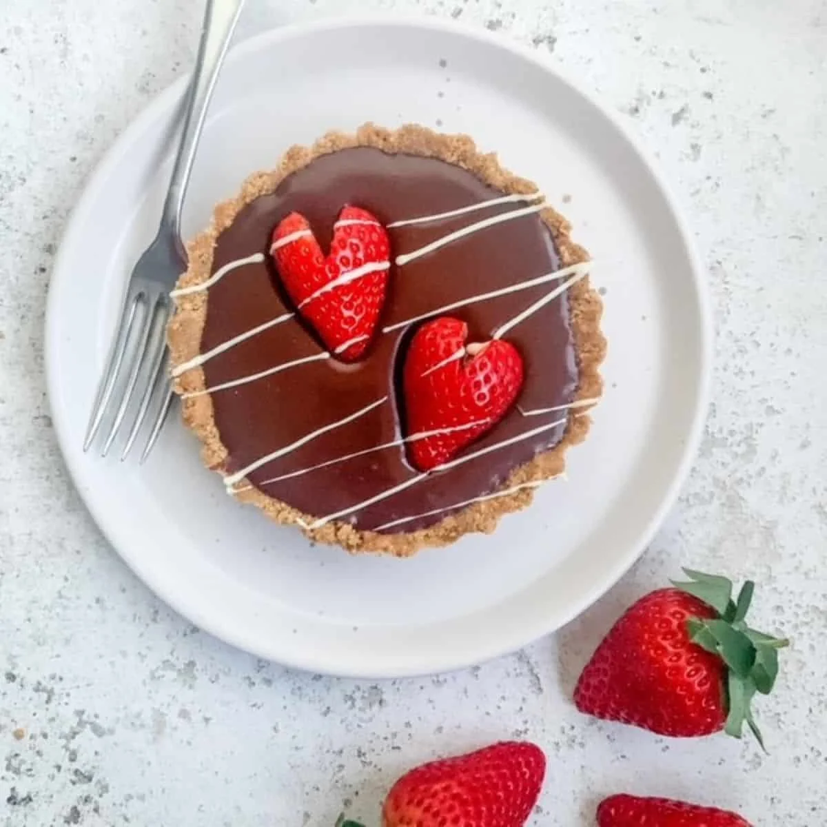 Chocolate Ganache Strawberry Tartlets