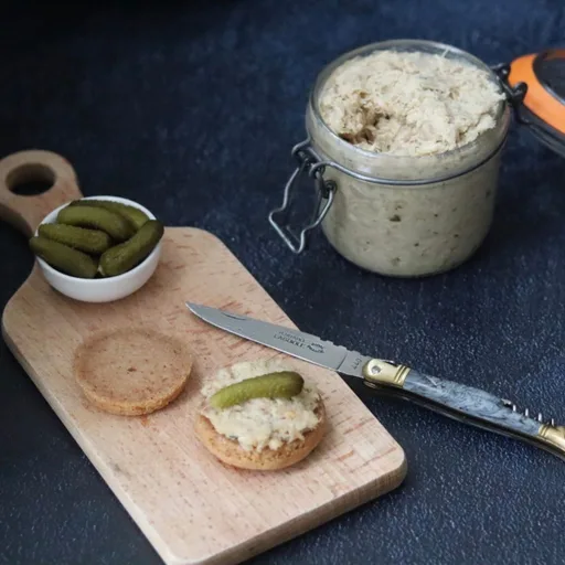 Chicken rillettes (French potted chicken spread)