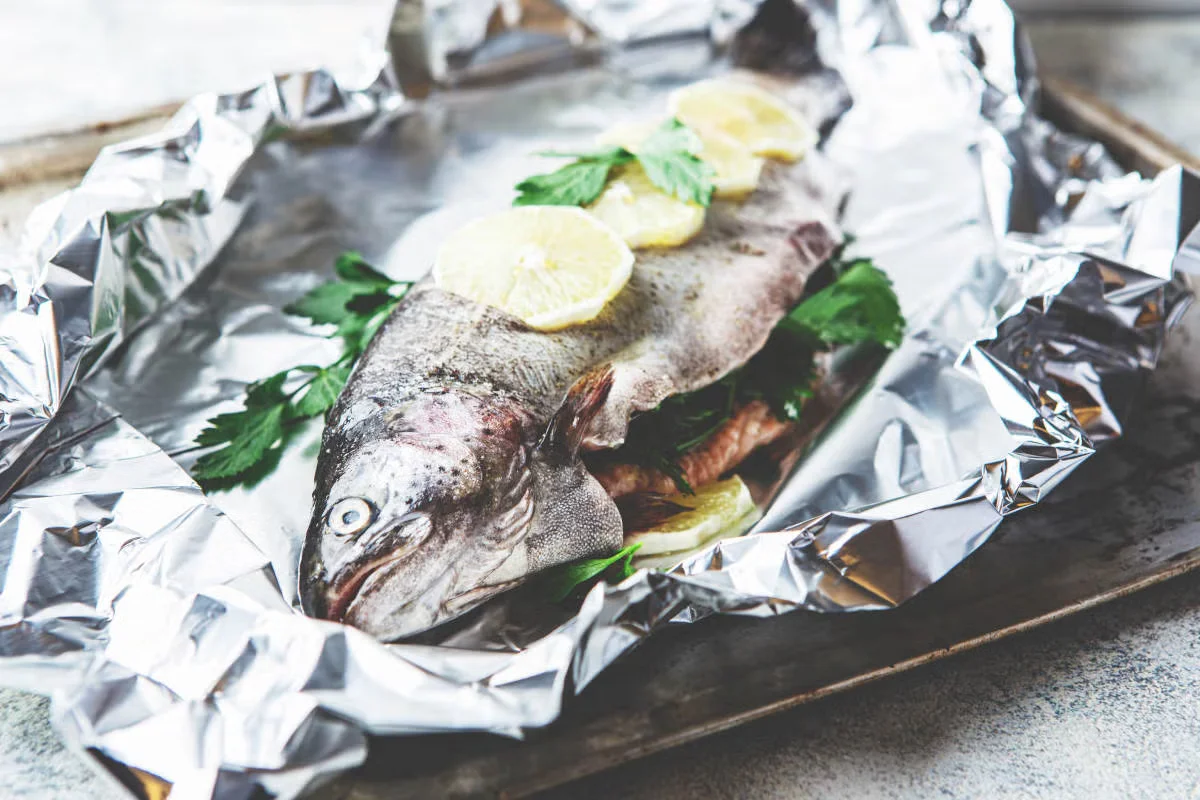 Truite en papillote