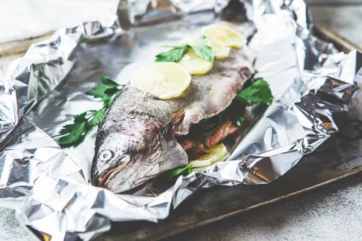 Truite en papillote