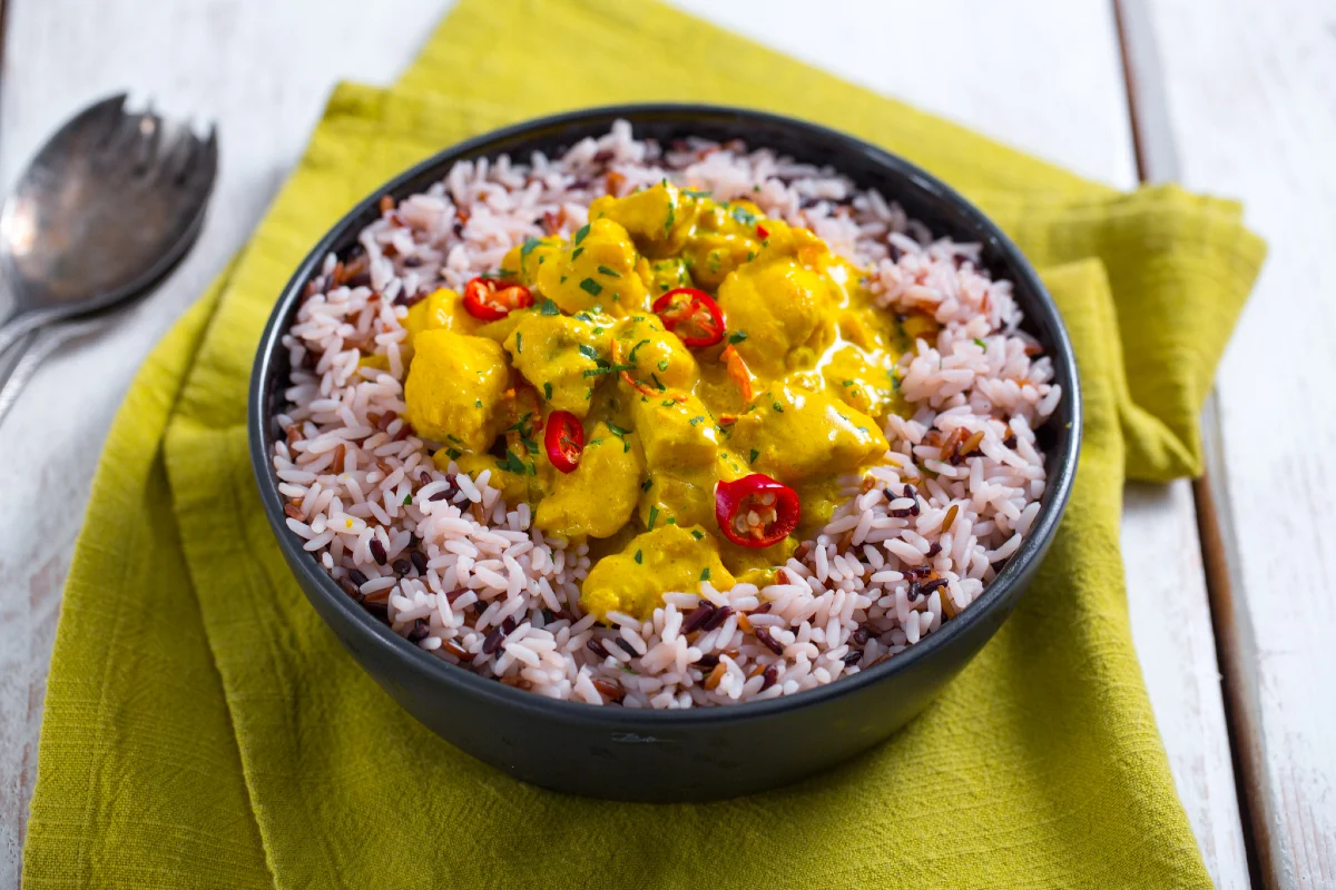 Monkfish curry