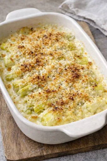 Cheesy leeks