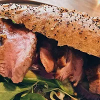 Duck breast sandwich