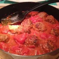 Italian meatballs in tomato sauce