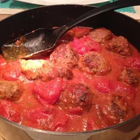 Italian meatballs in tomato sauce
