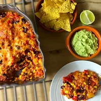 Spicy Mexican quinoa casserole