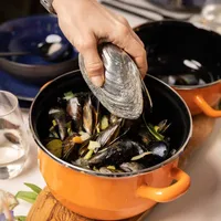 Mussels with white wine or beer