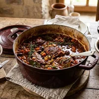 Provençaalse lamsschouder uit de braadpan