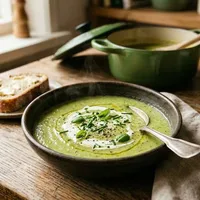 Creamy zucchini soup