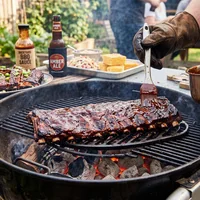 Travers de porc caramélisés au barbecue