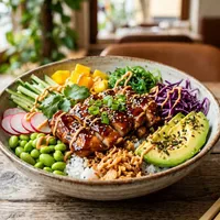 Teriyaki chicken pokebowl