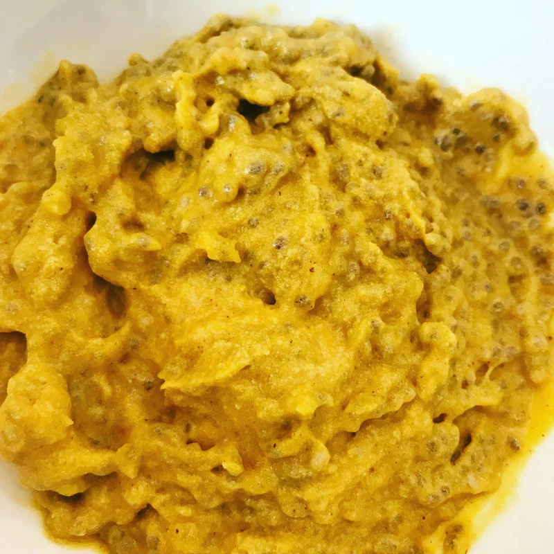 Budino di chia e zucca senza glutine