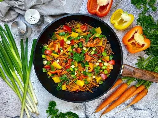 Paprika-Hack-Pfanne
