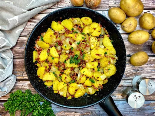 Gesunde Bratkartoffelpfanne