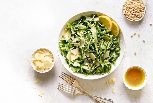 Arugula Salad with Lemon Balsamic Vinaigrette