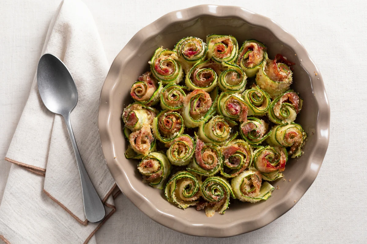 Rollitos de calabacín