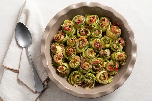 Rollitos de calabacín