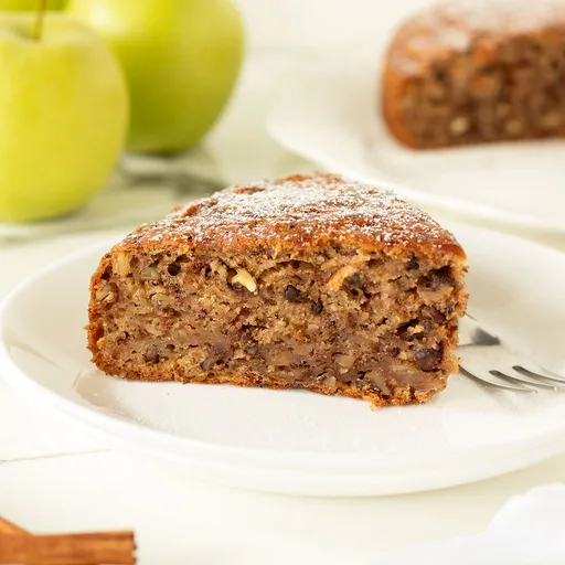 Moist Banana Apple Cake (Vegan)