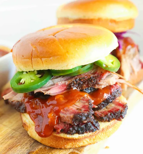 Leftover Beef Brisket Sandwich