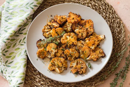 Oven-baked cauliflower
