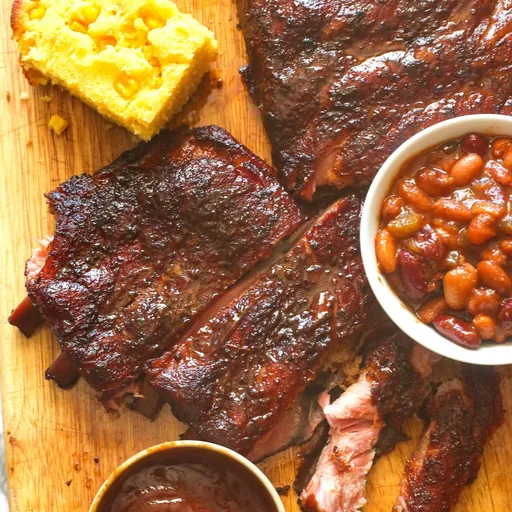 Smoked Pork Spare Ribs