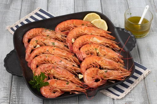 Langostinos a la parrilla