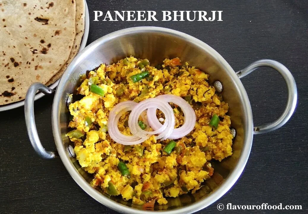 Paneer Bhurji Recipe | How to make paneer bhurji – Flavour of Food
