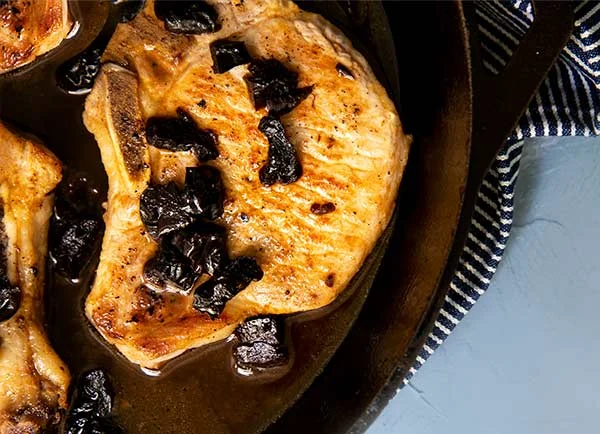 Plum-Glazed Pork Chops