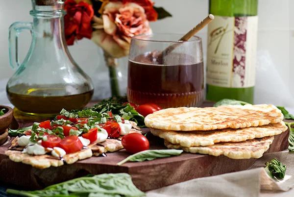 Pains plats sans gluten en cinq minutes