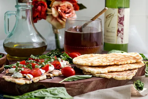 Pains plats sans gluten en cinq minutes