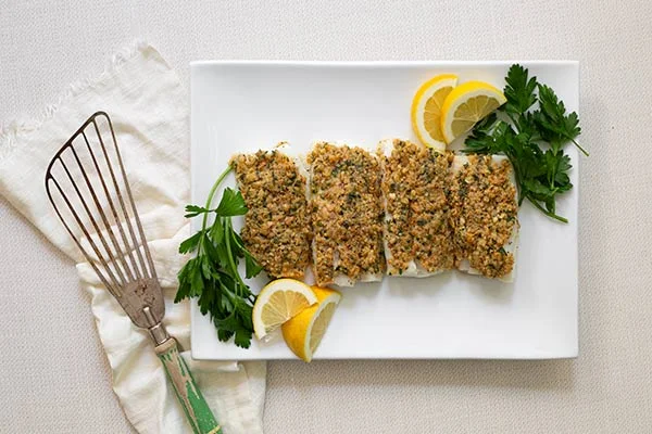Lemon Pepper Baked Cod