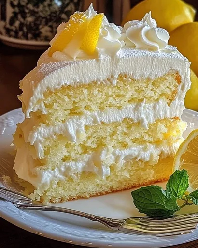 Italian Lemon Cream Cake