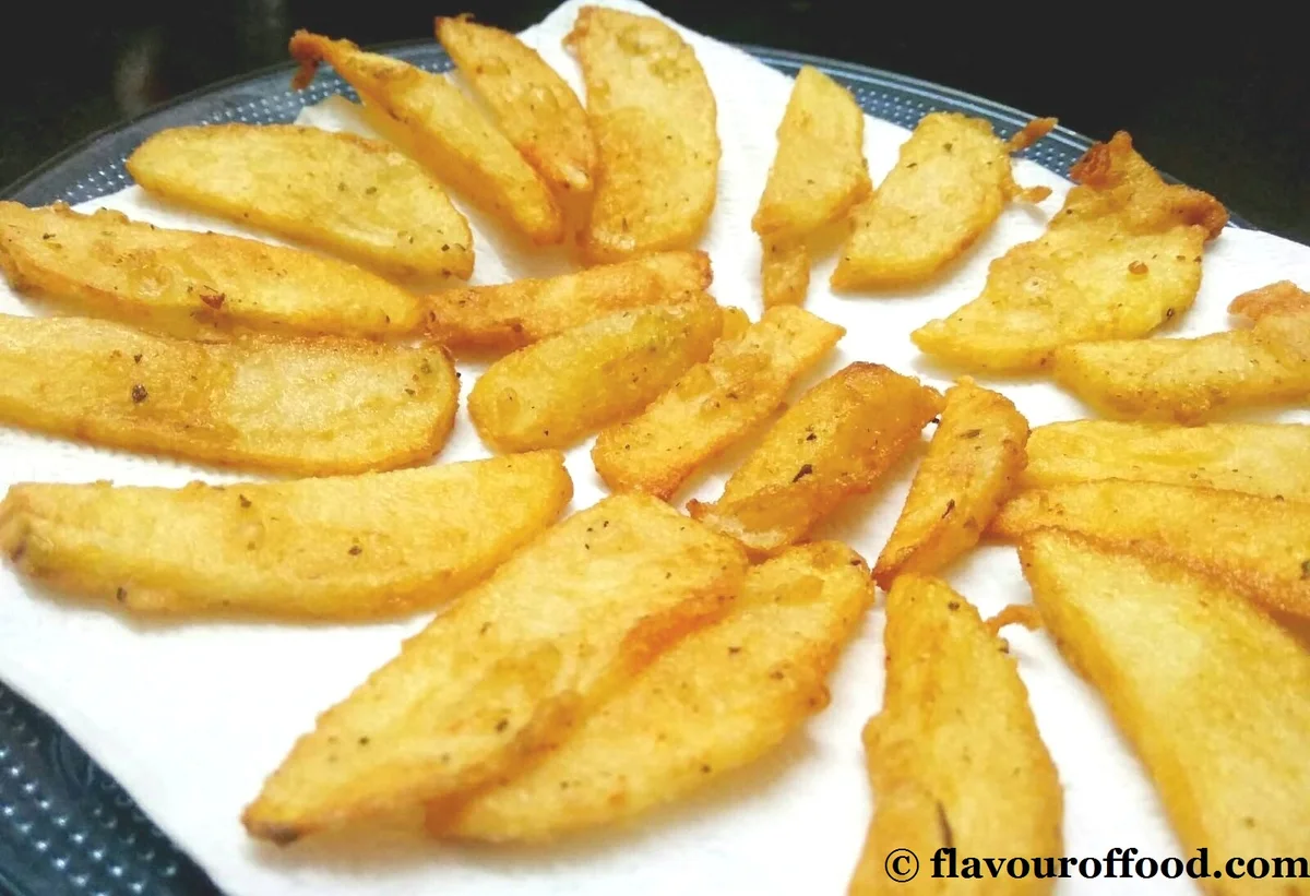 Potato Fries Recipe| Homemade Potato Fries | How to make potato fries
