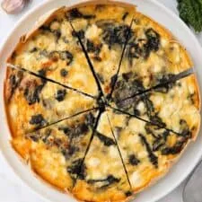 Silverbeet Tortilla Quiche