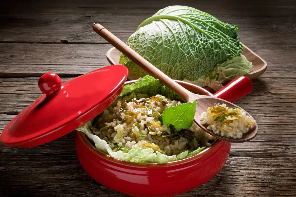 Risotto con la verza